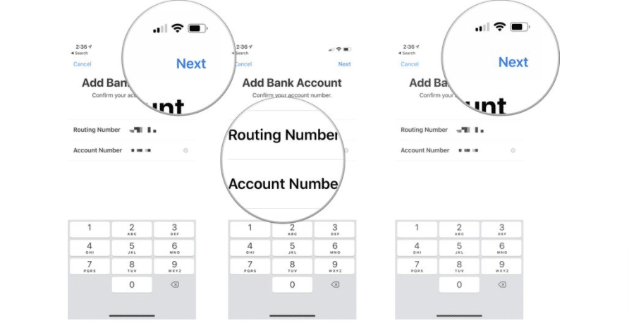 How to add your bank account to your Apple card payment option?