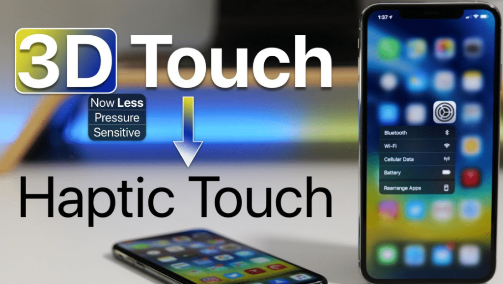 difference between haptic touch and 3d touch