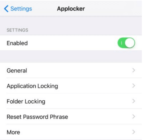 lock apps on iPhone
