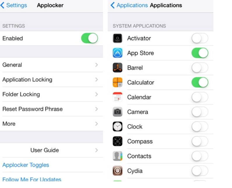 lock apps on iPhone