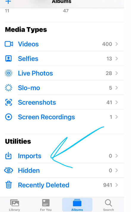 hide photos on iPhone