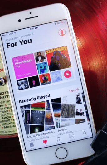 use music app iPhone