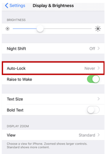 Change Auto-Lock on iPhone