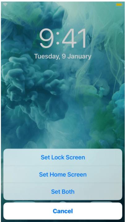 navigate Lock screen