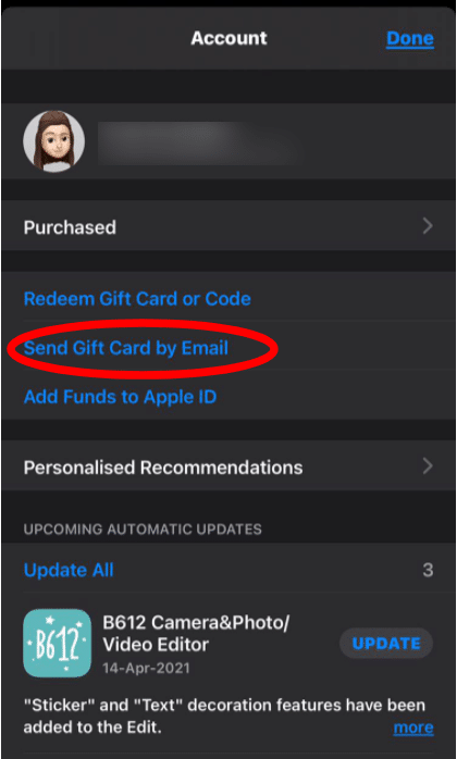 redeem gift cards apple