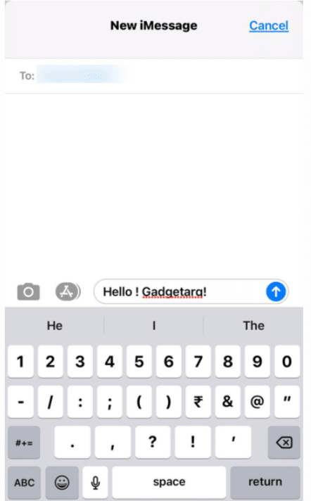 Send iMessages on iPhone or iPad quickly!