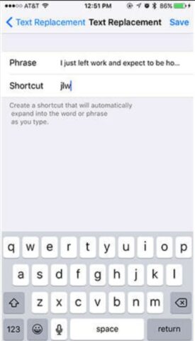 Using text shortcuts on iPhone and iPad is now easy and quick!