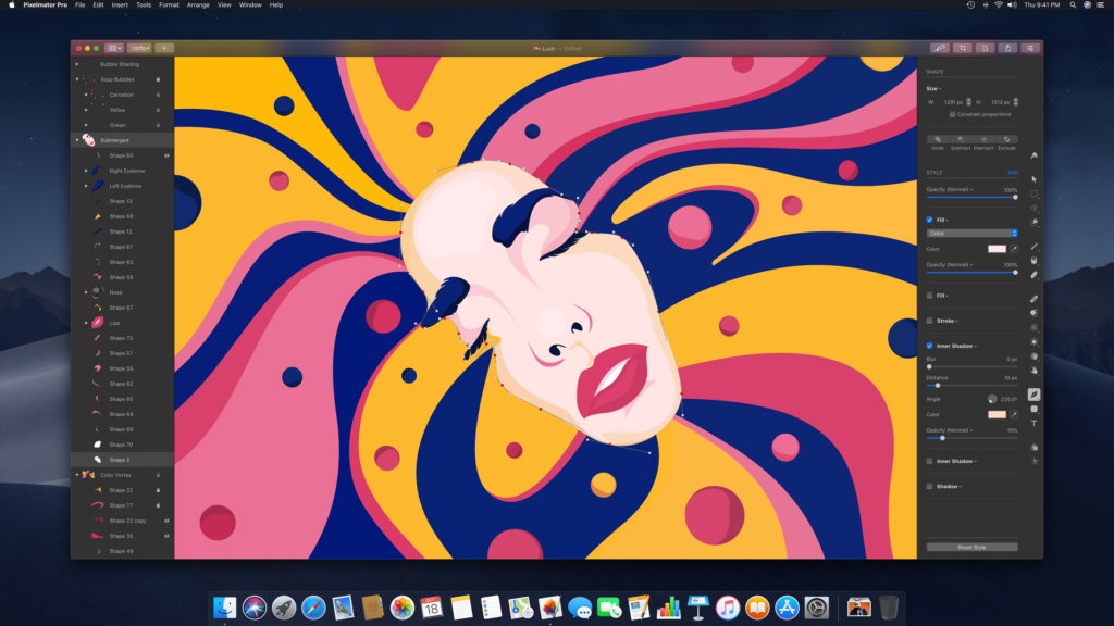 Pixelmator Pro- Touch Bar apps for MacBook Pro