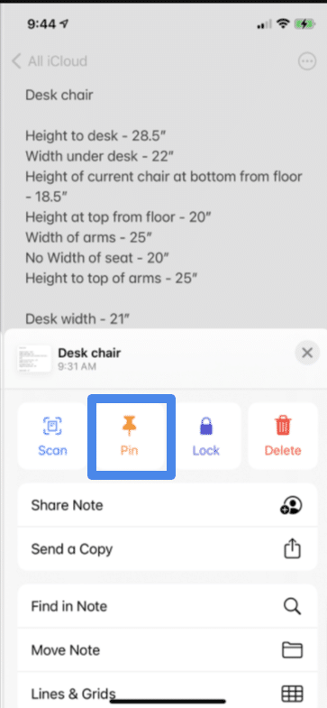 Create Notes on iPhone and iPad