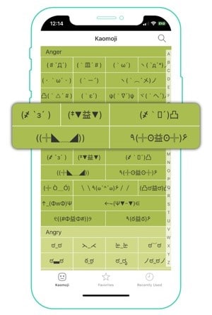 Kaomoji Emoji App for iPhone/iPad