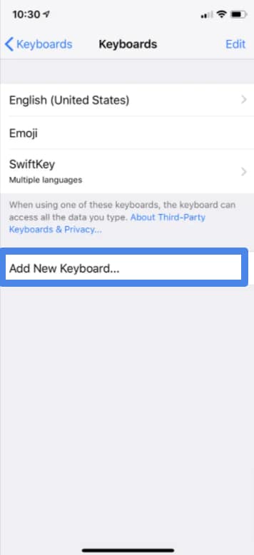 Customize keyboard on iPhone and iPad