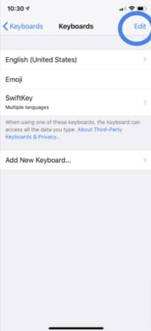 Customize keyboard on iPhone and iPad
