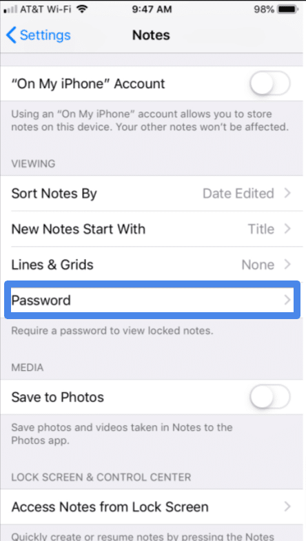 Lock Notes on iPhone and iPad easily!