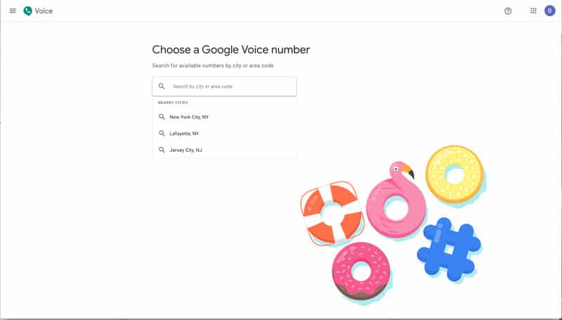   answer phone calls with Google Voice