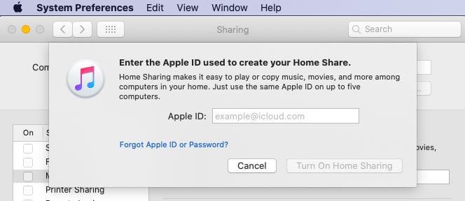 Set up Home and Use Home Sharing on Apple TV