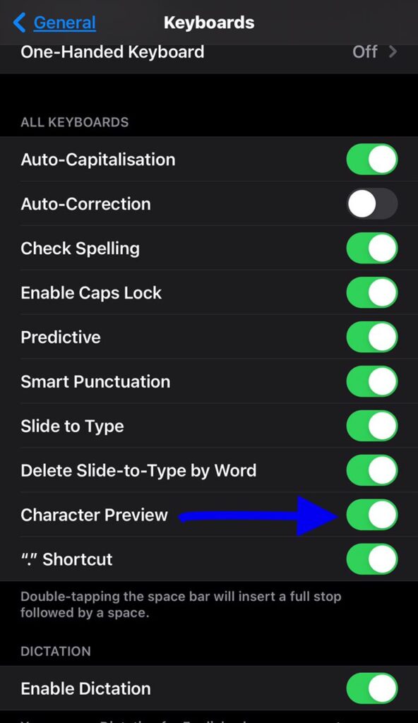 iOS Settings-Formatting text, Controlling key sounds, Picture-in-Picture, Siri and more!