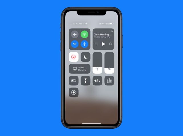 Control Center on iPhone and iPad