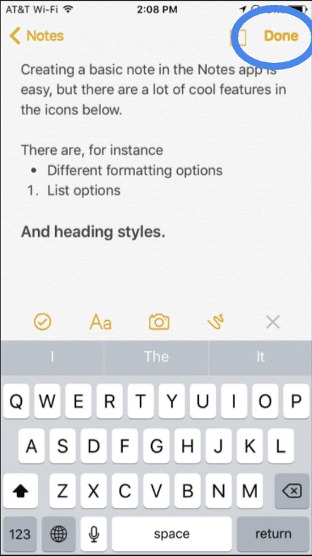 Creating Notes on iPhone and iPad can now be accomplished easily!