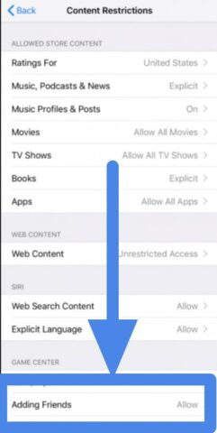 Use and set Parental Controls on iPhone