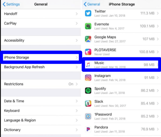 optimize iPhone storage 