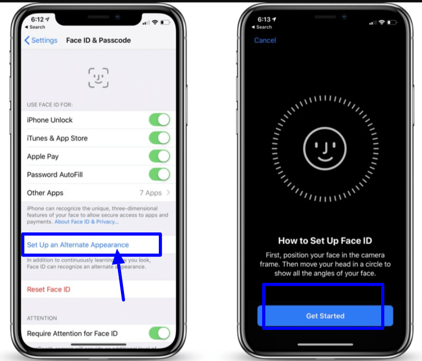 Добавить фейс айди на 11. Настройка face ID. Как настроить face ID на айфоне. Настройки фейс ад в айфоне. Функция face ID настроена Скриншот.