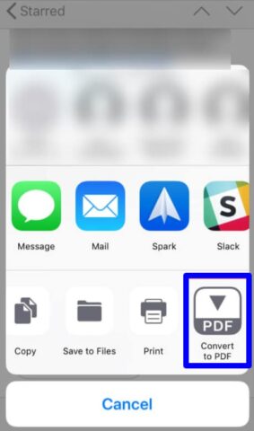 Save an Email as a PDF on your iPhone, iPad and Mac!