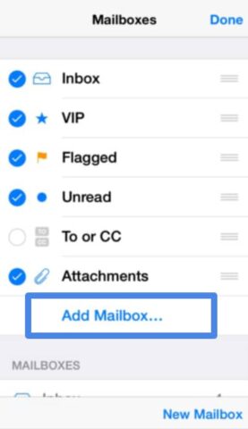 Manage in Mail 