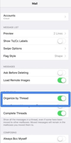 Manage Mail settings on your iPhone now!