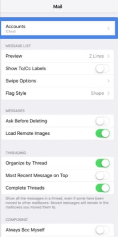 Manage Mail settings on your iPhone now!