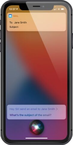 Siri to send and receive emails on Mail app