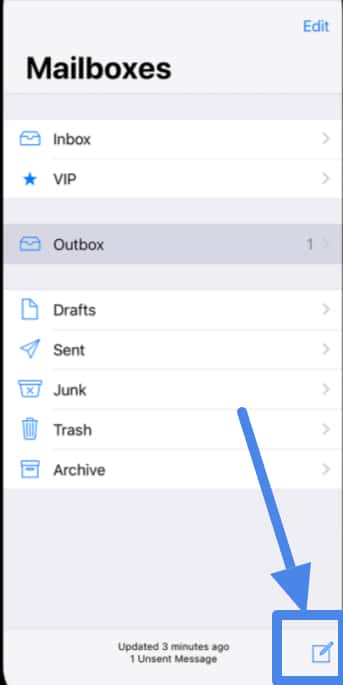 Change email account settings 