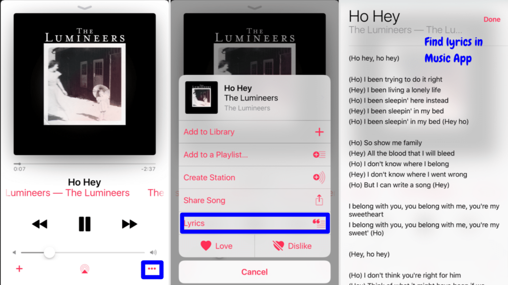 Find Apple Music lyrics on various Apple devices now!