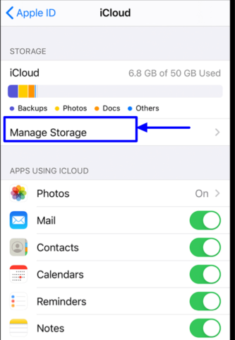 Тарифные планы хранилища icloud