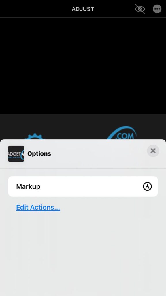 Markup editor on iPhone