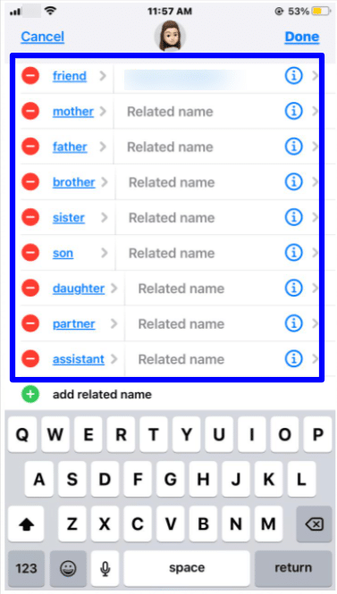 Creating and Assigning relationships for contacts on iPhone!
