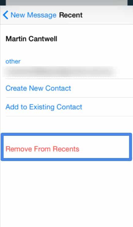 remove suggested contacts in Mail