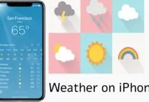 Weather on iPhone