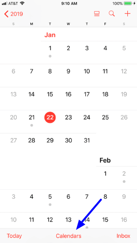 Share an iCloud calendar
