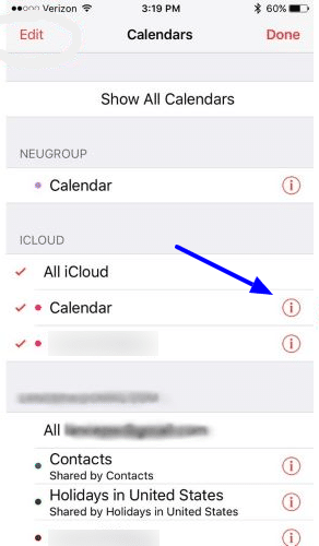 Make an iCloud calendar public on your iPhone or iPad