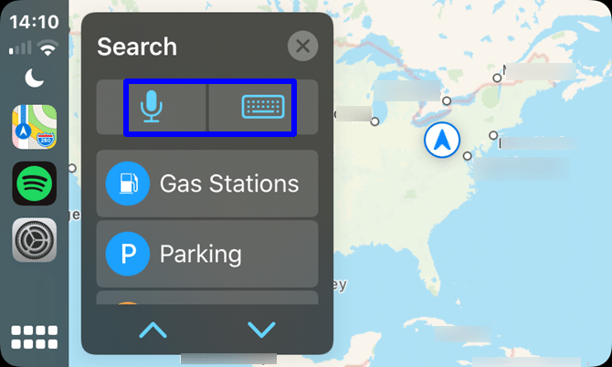 Use Destinations- Use Apple Maps with CarPlay
