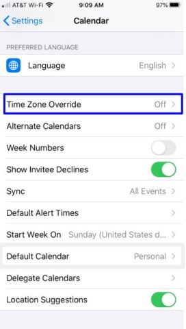 Change the default time zone for calendar alerts- Customize your Calendar settings