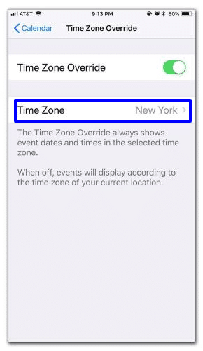 Change the default time zone for calendar alerts- Customize your Calendar settings