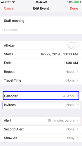 Use Family Sharing with the Calendar app