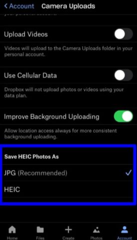 Save your HEIC iPhone photos as JPEG!