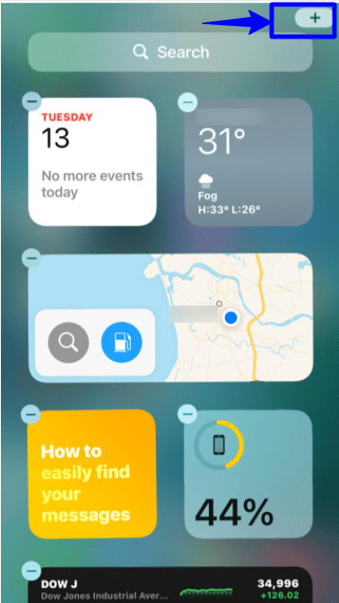 widgets iPhone