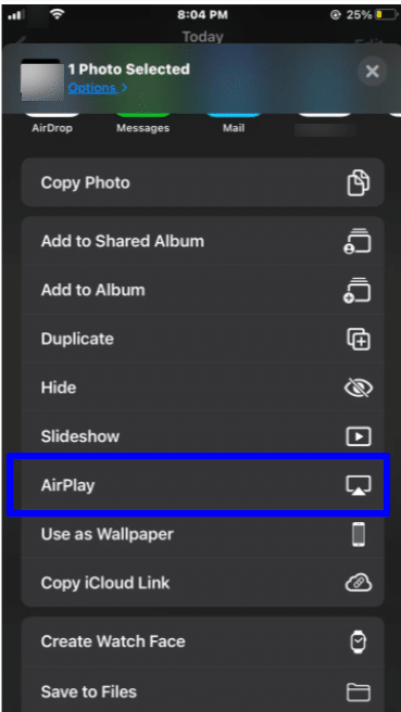 Use the Photos App to assign contacts, for slideshows, setting Wallpaper and more!
