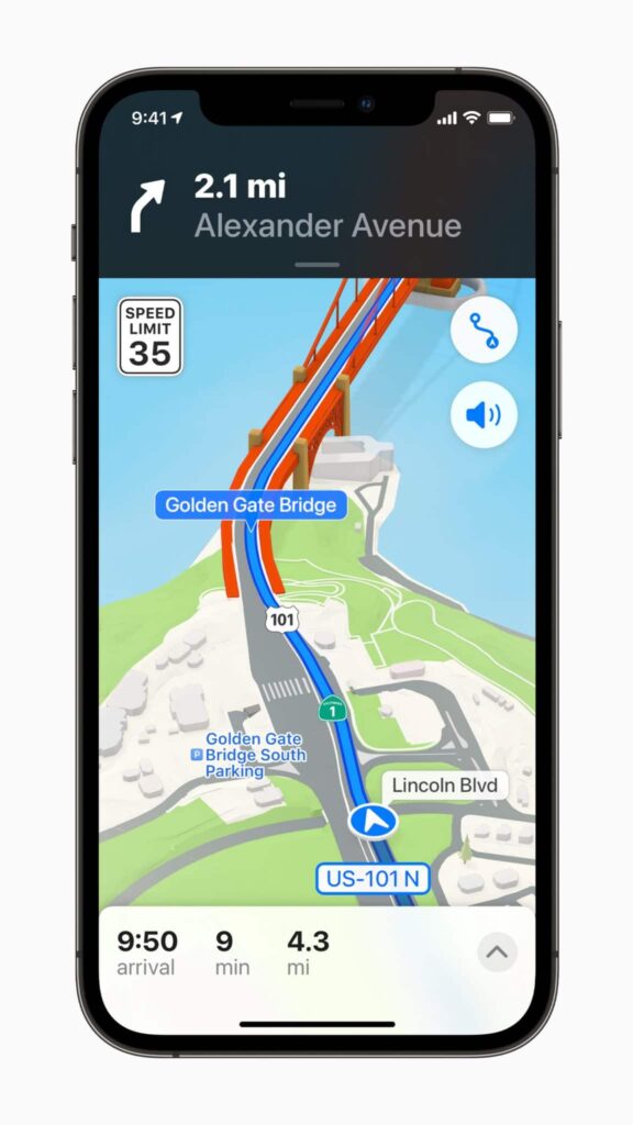 ios 15 beta - maps 