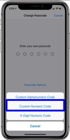 Password protect your iPhone