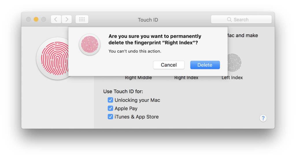 Touch ID on MacBook Air./MacBook Pro 