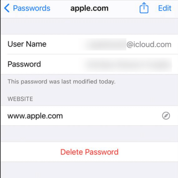 Look up your accounts and passwords on your iPhone and iPad!